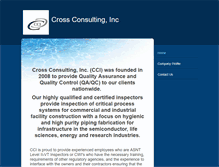 Tablet Screenshot of crossconsultinginc.com